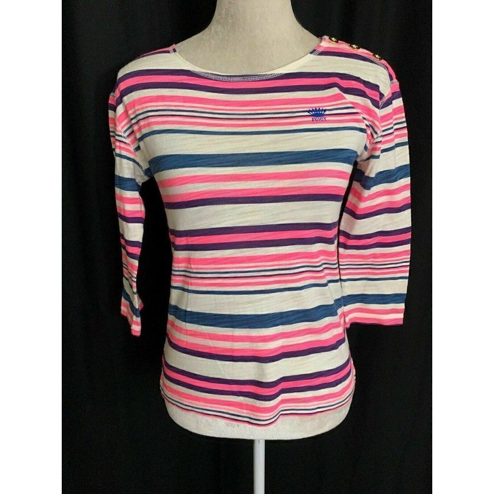Juicy Couture Striped Long sleeve t shirt top